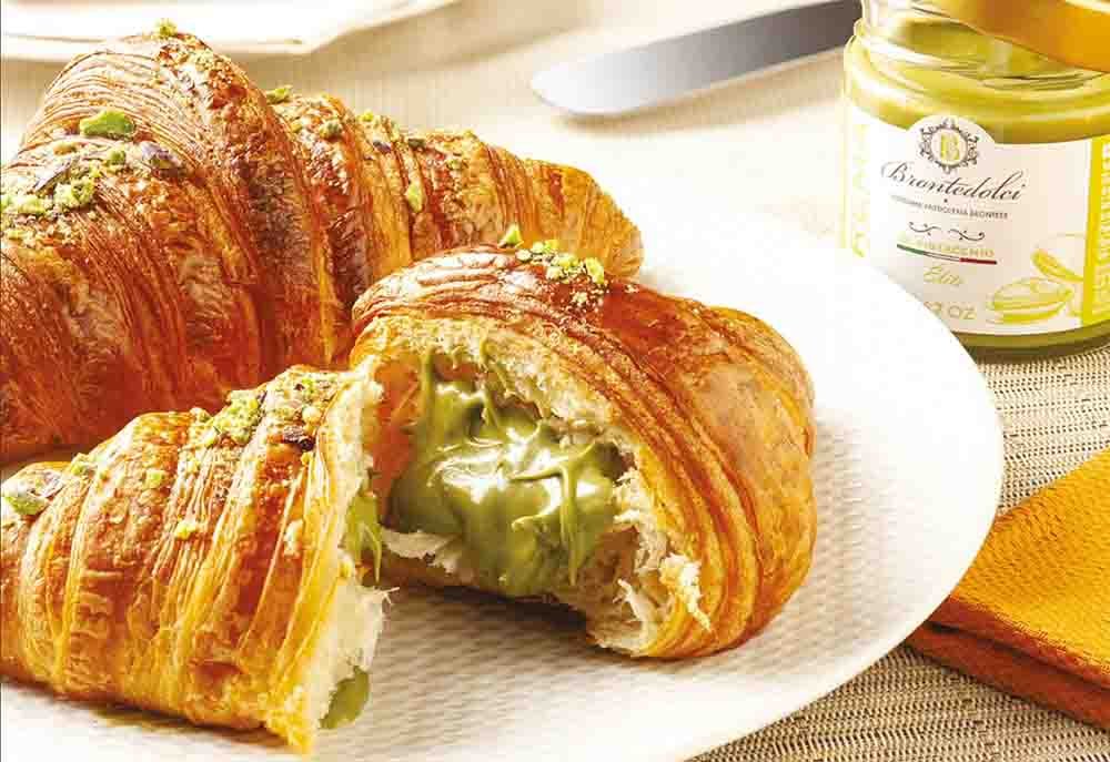 Krem pistacjowy - croissant